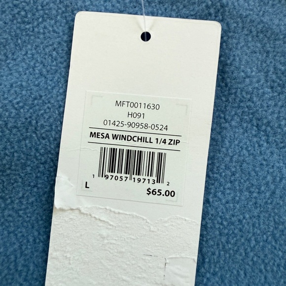 Hurley ~ Mesa Windchill ~ 1/4 zip, pullover, fleece sweatshirt ~ BRAND NEW! sz L - Picture 6 of 10